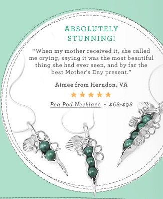 Pea Pod Necklace