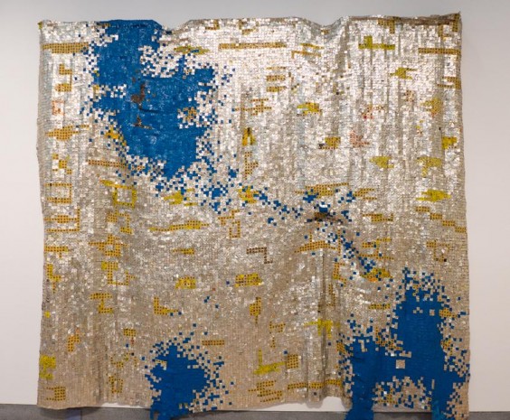 El Anatsui, Ink Splash, photo by Aaron Bunge