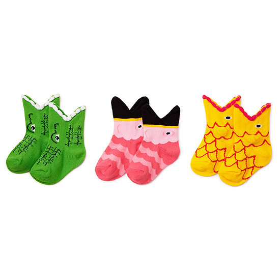 Tropical Trio Baby Socks | UncommonGoods