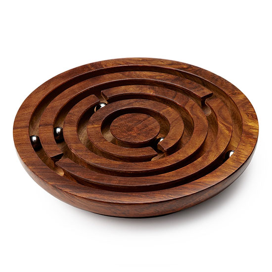 Wooden Labyrinth Game | UncommonGoods