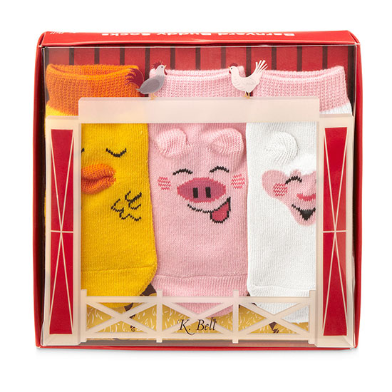 Barnyard Buddies Baby Socks | UncommonGoods