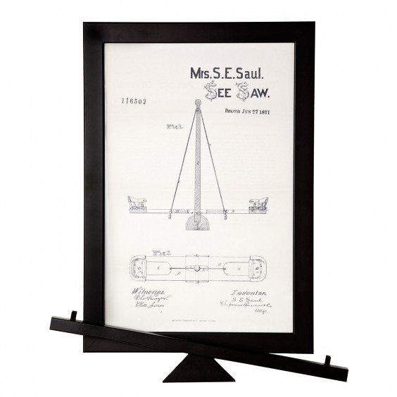 See Saw patent 116,502, 1871