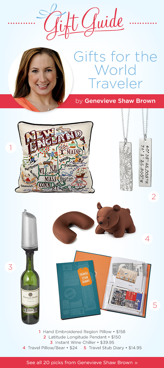 Gifts for the World Traveler by Genevieve Shaw Brown of ABC News | UncommonGoods