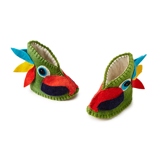 Parrot Booties | $28 | UncommonGoods