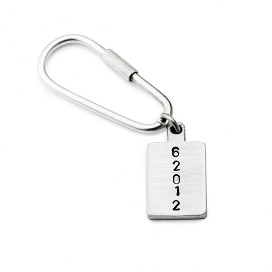 Personalized ZIP Code Keychain | UncommonGoods