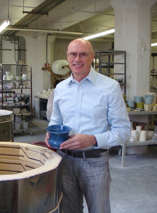 Paul Brothe in his ceramic studio | UncommonGoods