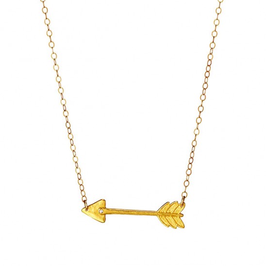 Diamond Arrow Necklace | UncommonGoods