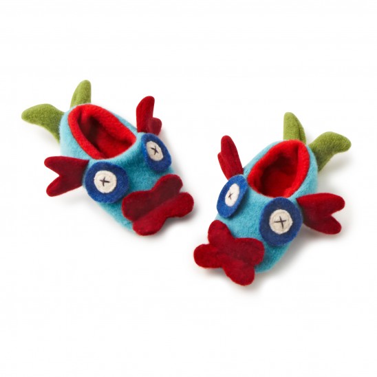 Baby Guppy Slippers | UncommonGoods