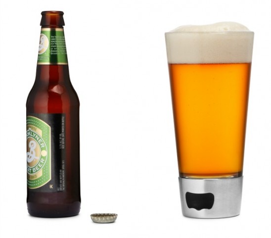 Beer Opening Glass | UncommonGoods