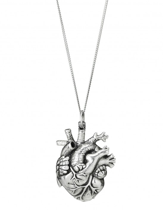 Anatomical Heart Pendant | UncommonGoods