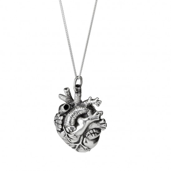 Anatomical Heart Pendant | UncommonGoods