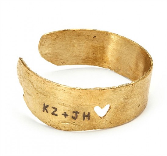 Personalized Love Birch Cuff | UncommonGoods