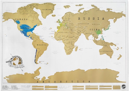 Scratch Map | UncommonGoods