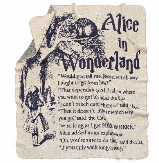 Alice In Wonderland Storybook Blanket | UncommonGoods