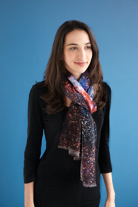 Hubble Telescope Milky Way Scarf | UncommonGoods