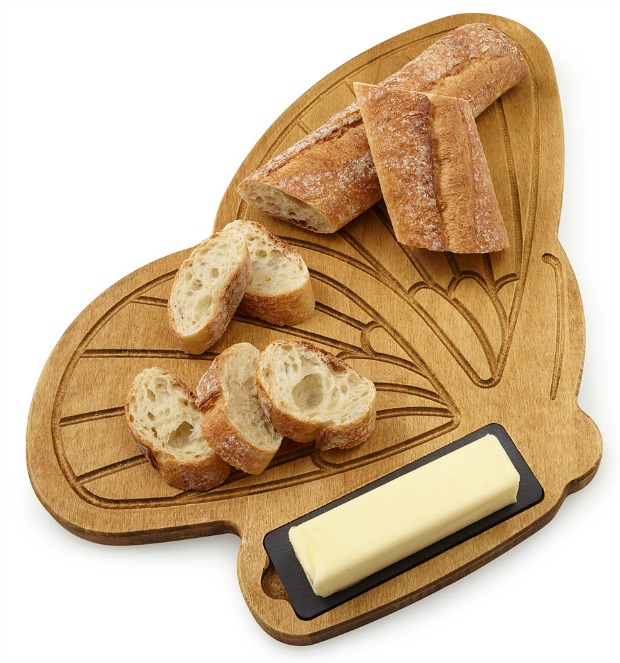 Bread and Butterfly Serving Board | UncommonGoods