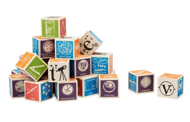 Super Nerdy ABC Blocks | UncommonGoods