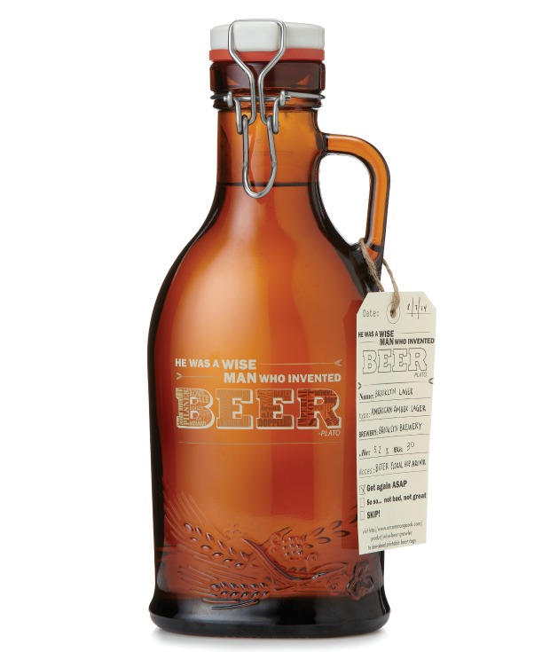 Wise Beer Growler | UncommonGoods