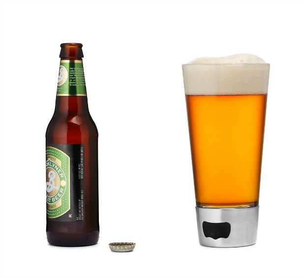 Beer Opening Glass | UncommonGoods