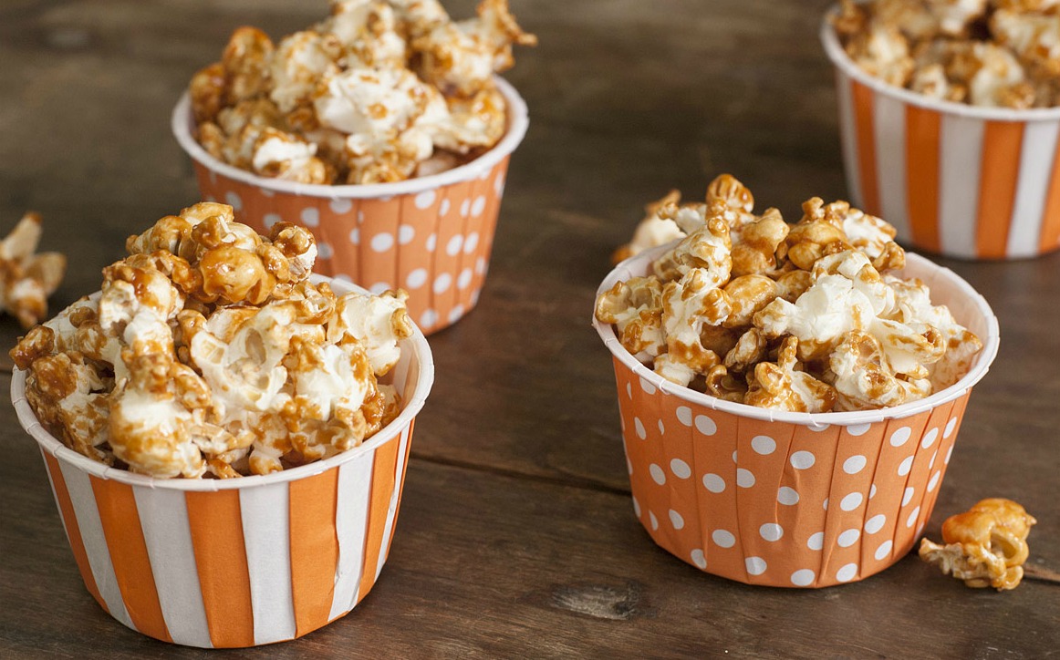 Caramel Corn Made with Fat Toad Farms Caramel