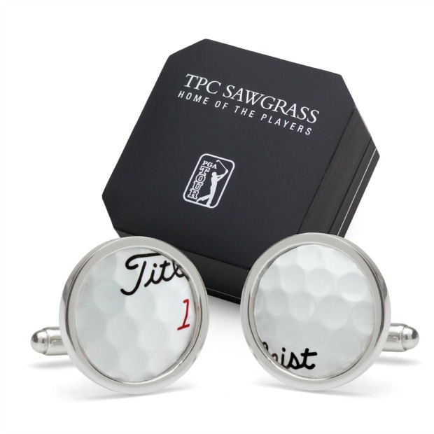 TPC Sawgrass Golf Ball Cufflinks | UncommonGoods