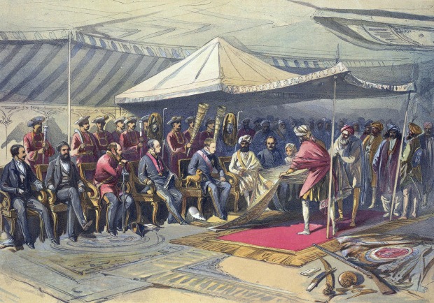 Return visit of the Viceroy to the Maharaja of Cashmere