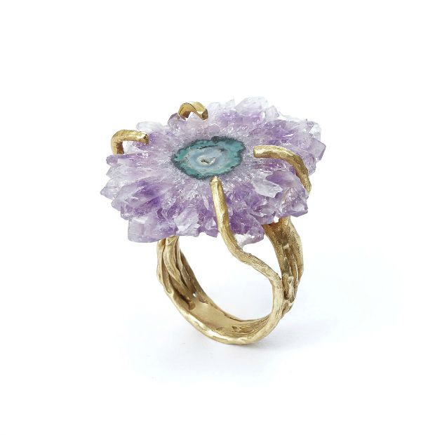 Stalactite Slice Ring | Emilie Shapiro | UncommonGoods