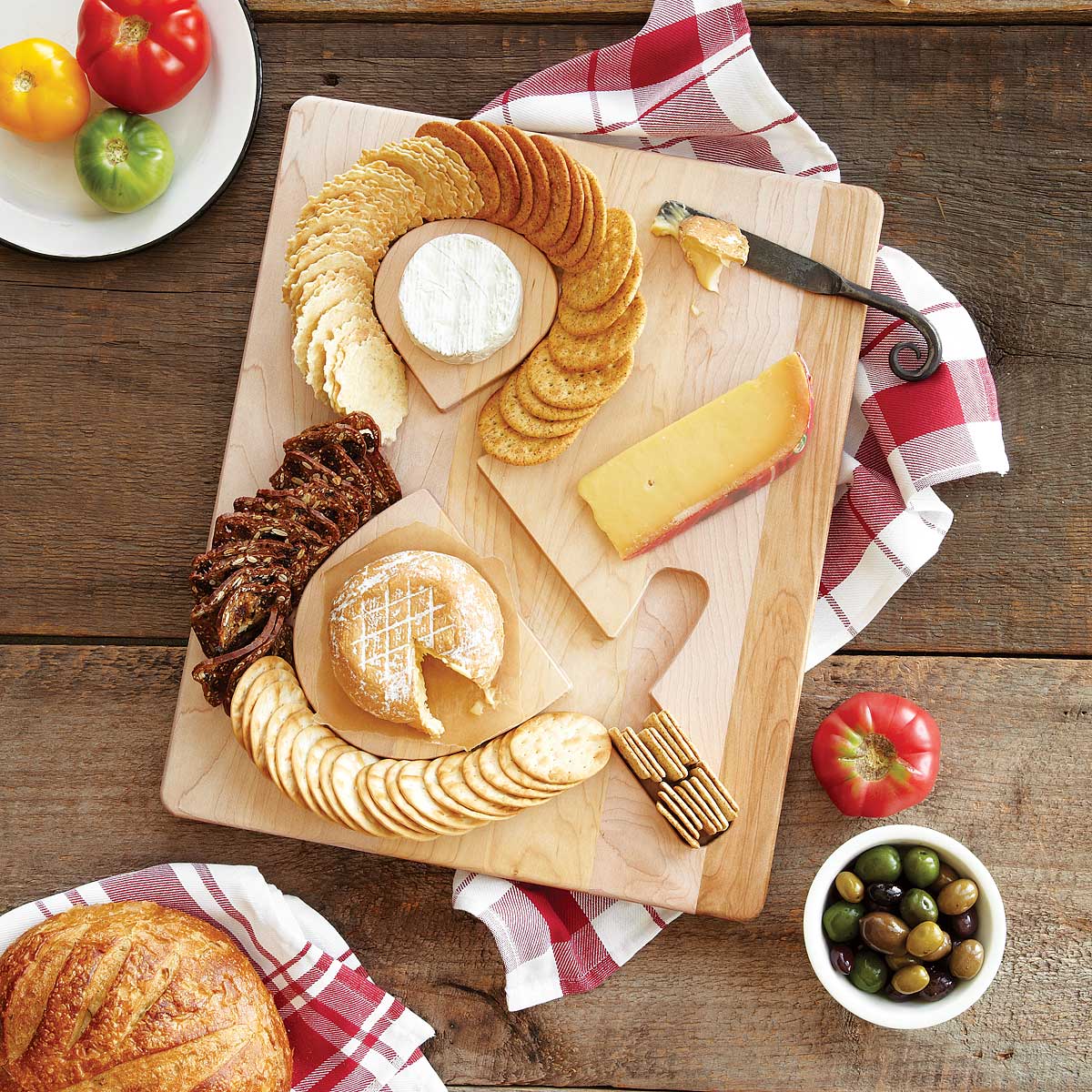 Cheese & Crackers Board | UncommonGoods