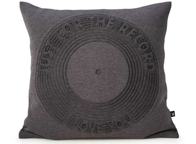 Just for the Record Pillow | UncommonGoods