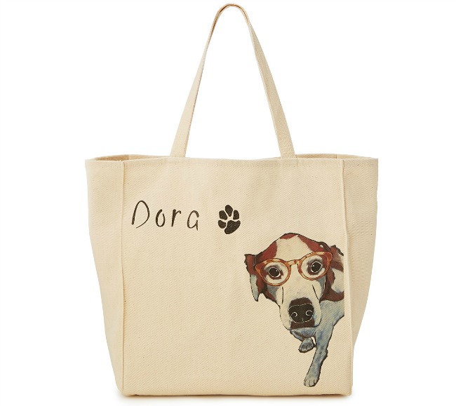 Picture Your Pet Custom Totebag | UncommonGoods