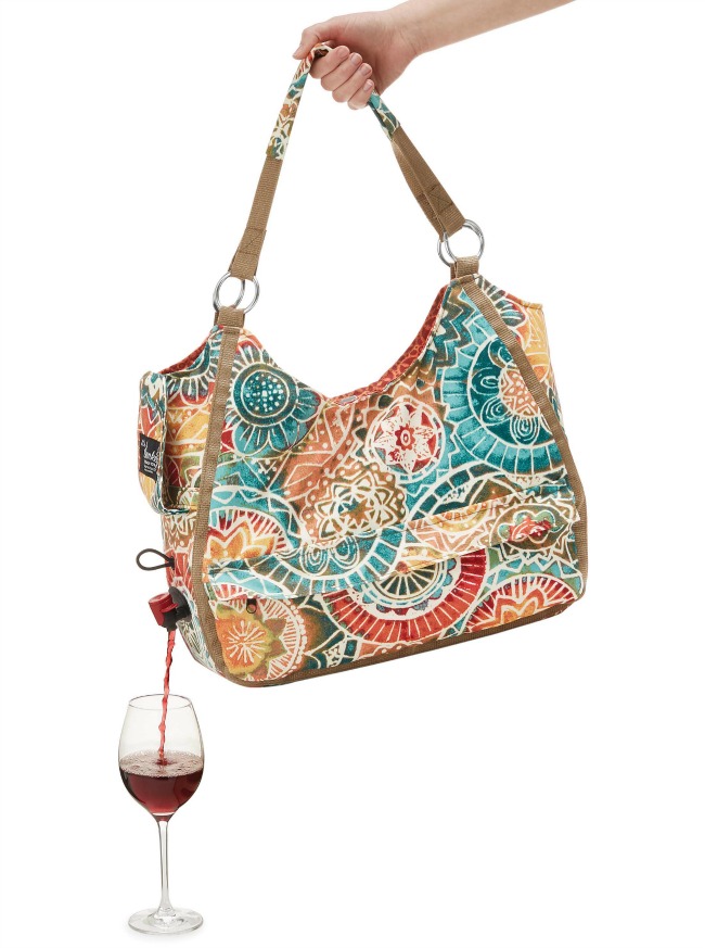 Wine Dispensing Travel Tote | UncommonGoods