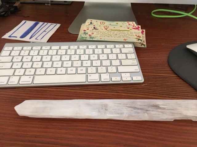 Selenite Wand