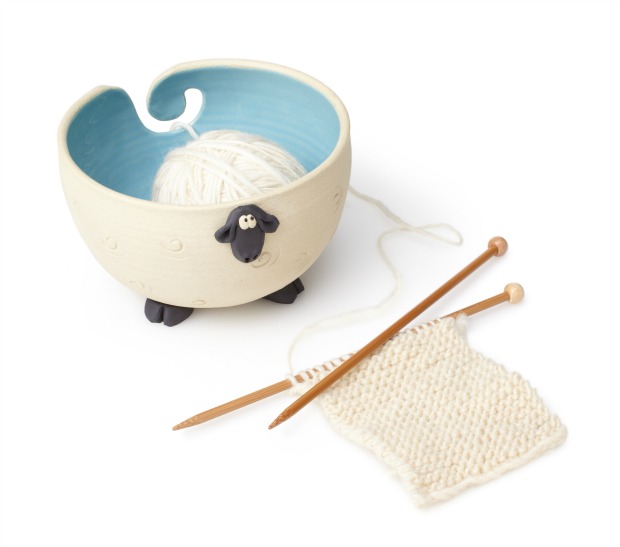 Sherman the Sheep Yarn Bowl | UncommonGoods