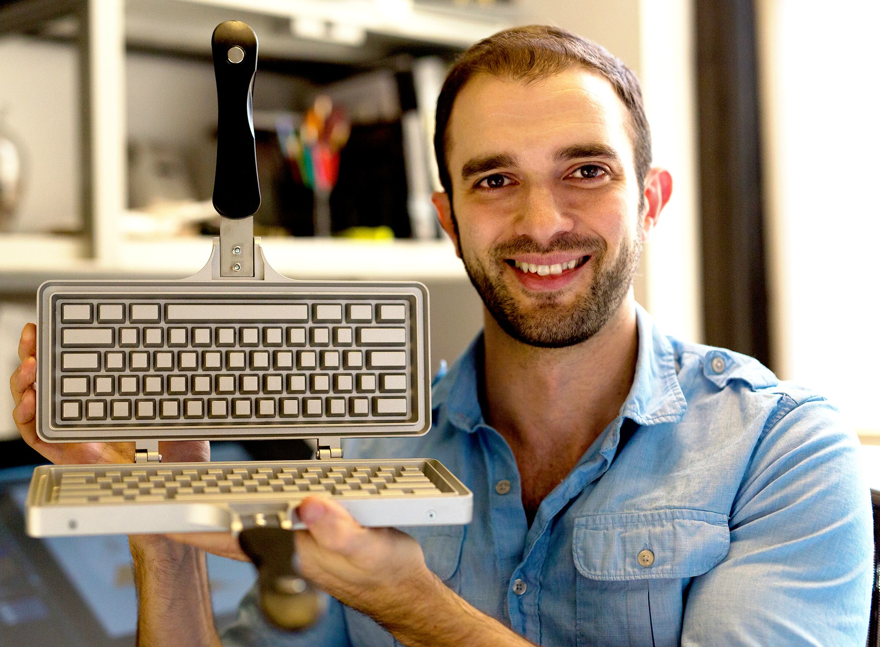 Keyboard Waffle Iron | UncommonGoods