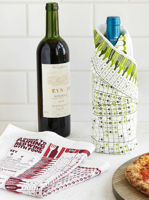 Wine Pairing Towel Set | UncommonGoods