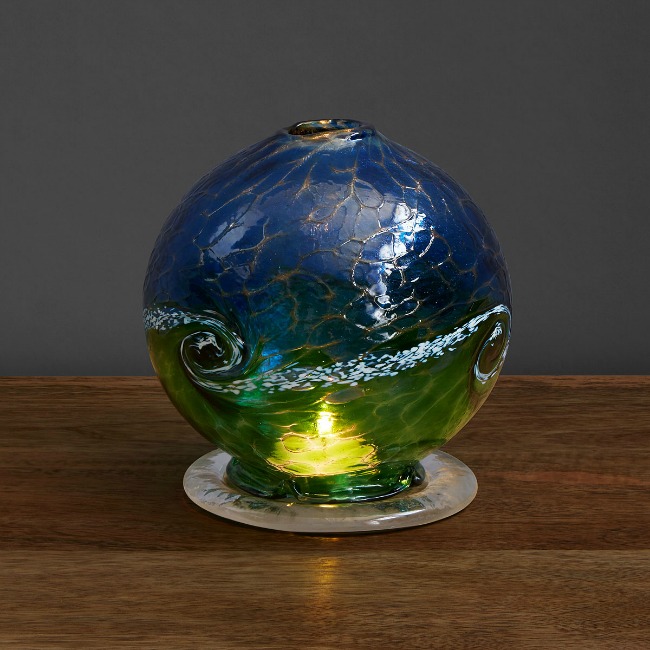 Sea Swirl Candle Dome | UncommonGoods