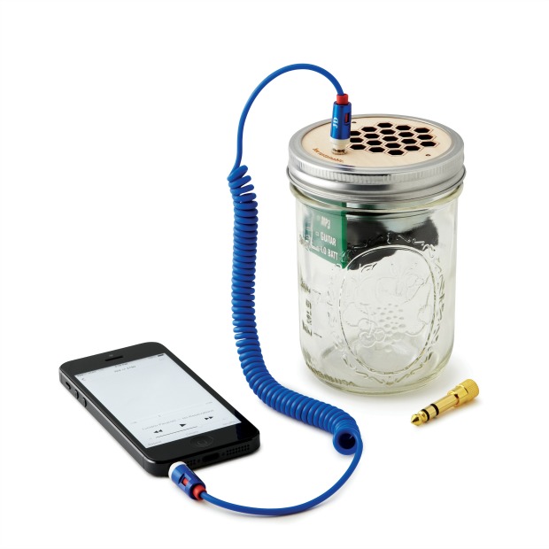 Mason Jar Speaker & Amplifier | UncommonGoods