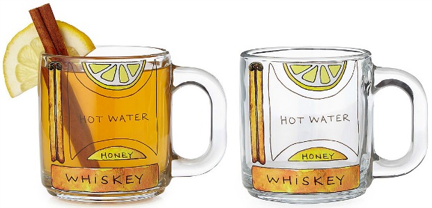 Hot Toddy Diagram Glassware - Set of 2 | UncommonGoods