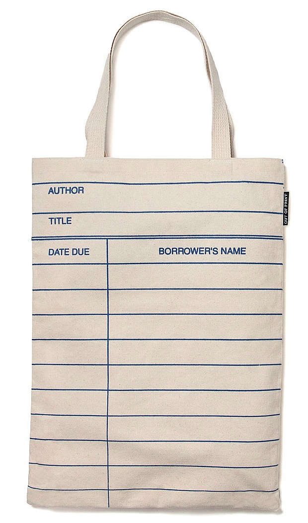 Library Card Tote Bag | UncommonGoods