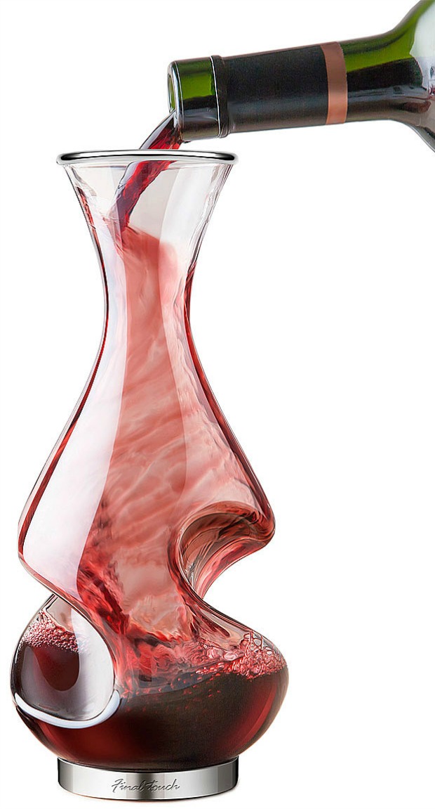 Twist Decanter | UncommonGoods