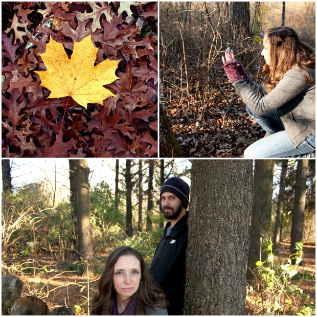 Matt and Amie in the Woods