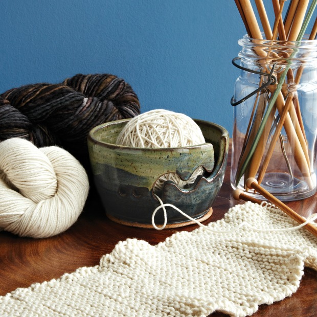 Make Waves Yarn Bowl | UncommonGoods