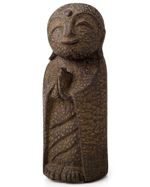 Smiling Jizo Garden Sculpture | UncommonGoods