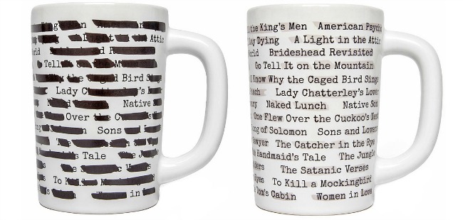 Banned Books Morph Mug | UncommonGoods