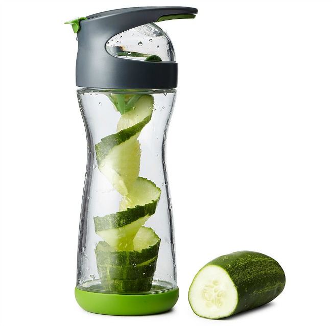 Cucumber Infuser Water Bottle | UncommonGoods