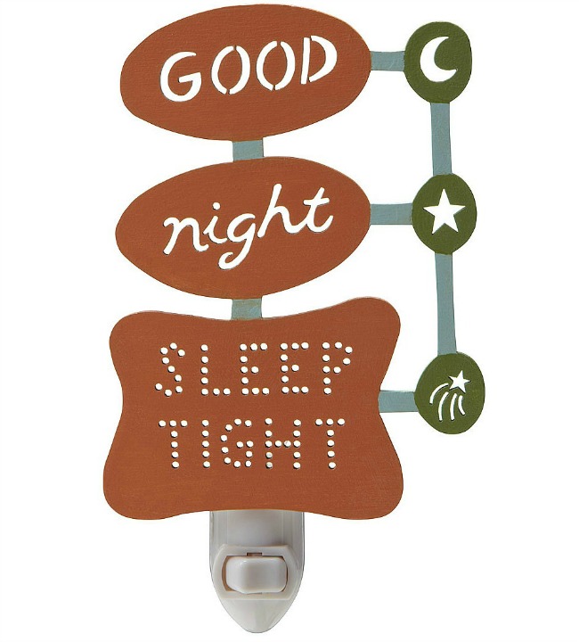 Retro Good Night Sleep Tight Nightlight | UncommonGoods