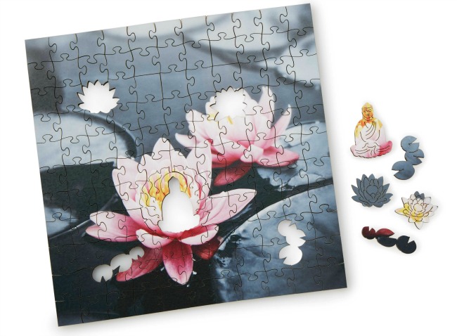 Zen Lotus Wooden Heirloom Puzzle | UncommonGoods