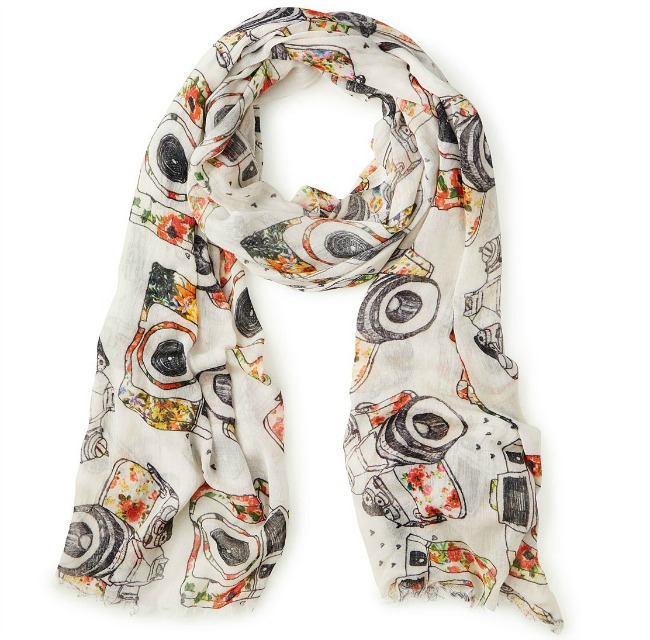 Vintage Camera Selfie Scarf | UncommonGoods