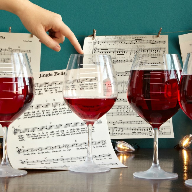 Major Scale Musical Wine Glasses | UncommonGoods