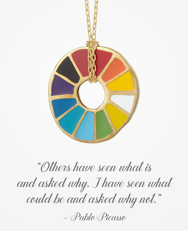 Picasso Inspirational Jewelry - Necklace